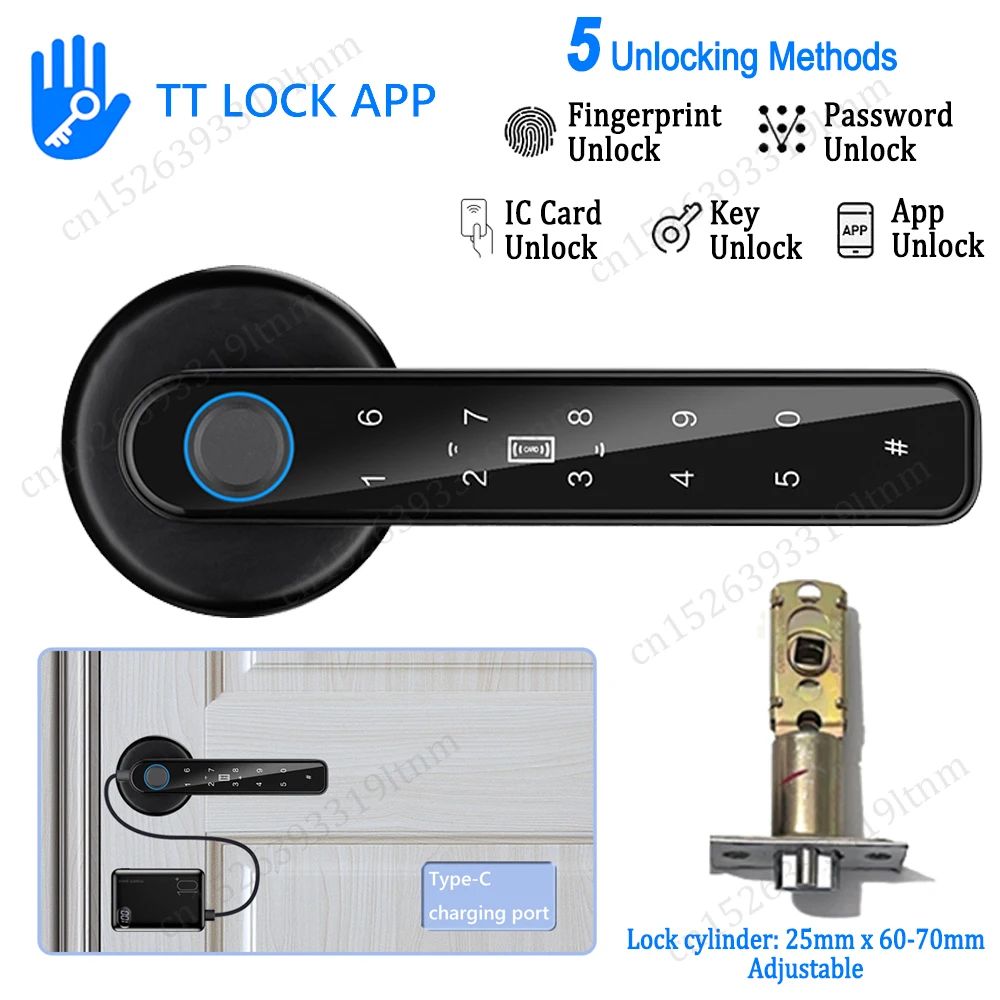 색상 : 검은 색 ttlock 앱