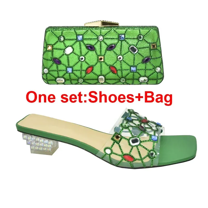 Green Shoes and Bag