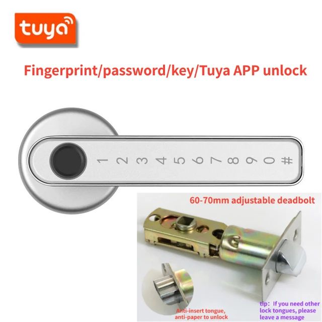 Tuya Lock S-60-70mm verstelbaar