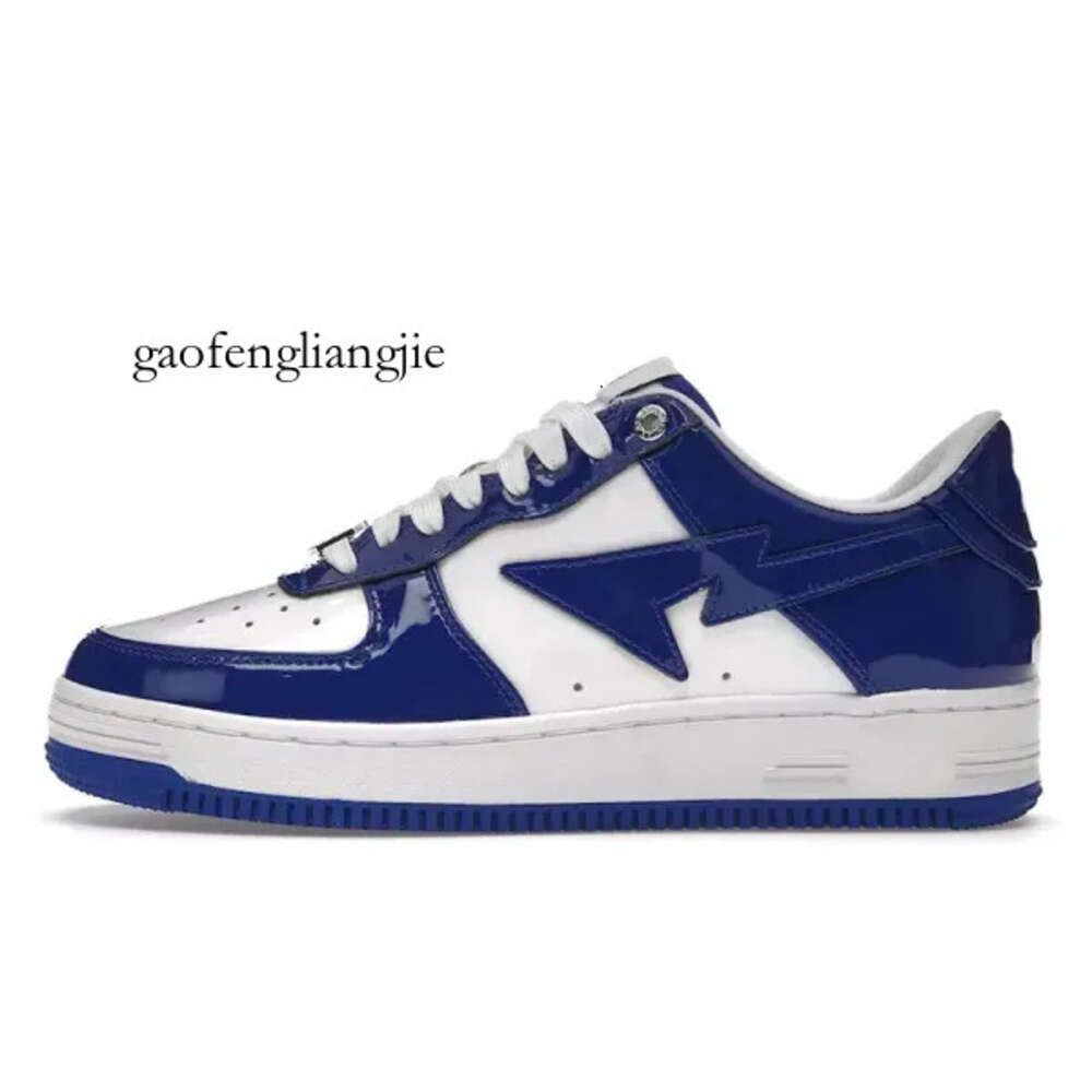 # 36-45 Patent Leather White Blue