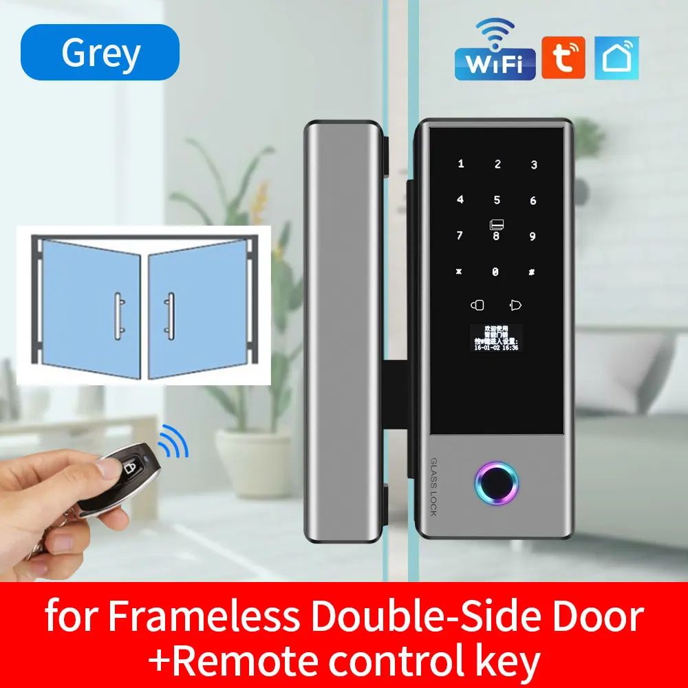 Color:2side door frameless