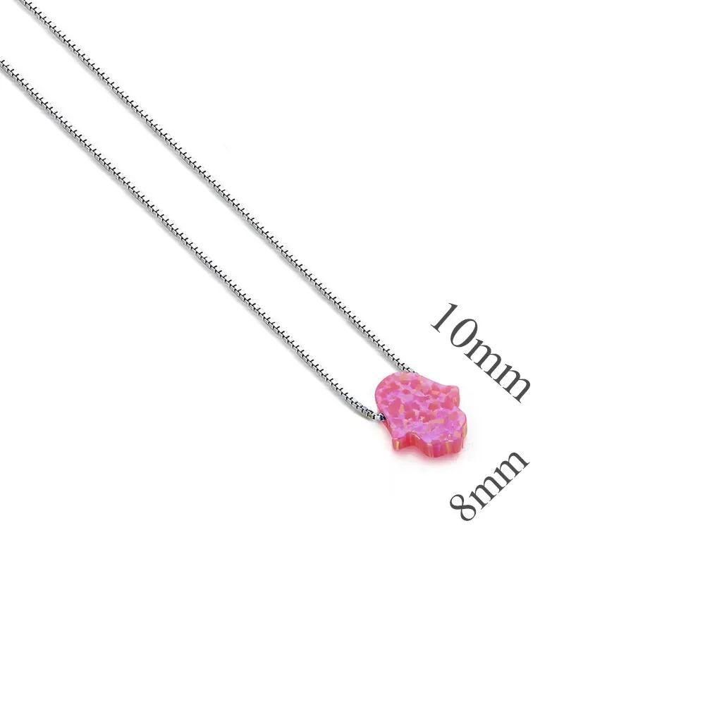 Gem Color:Pink 8x10 Box Chain