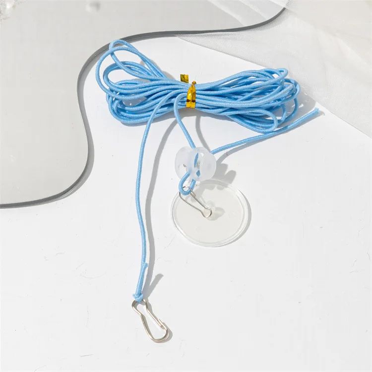 Color:Blue Elastic Rope