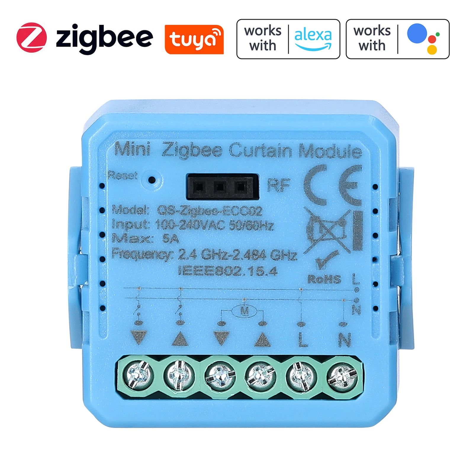 B zigbee 2 gäng 1 st