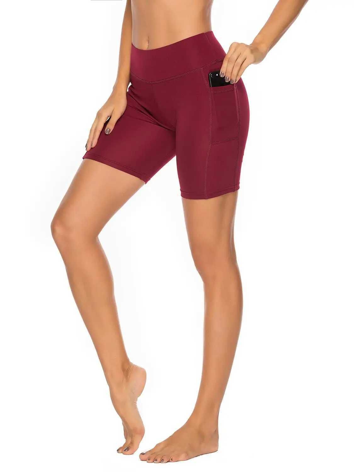 Wine Red Shorts