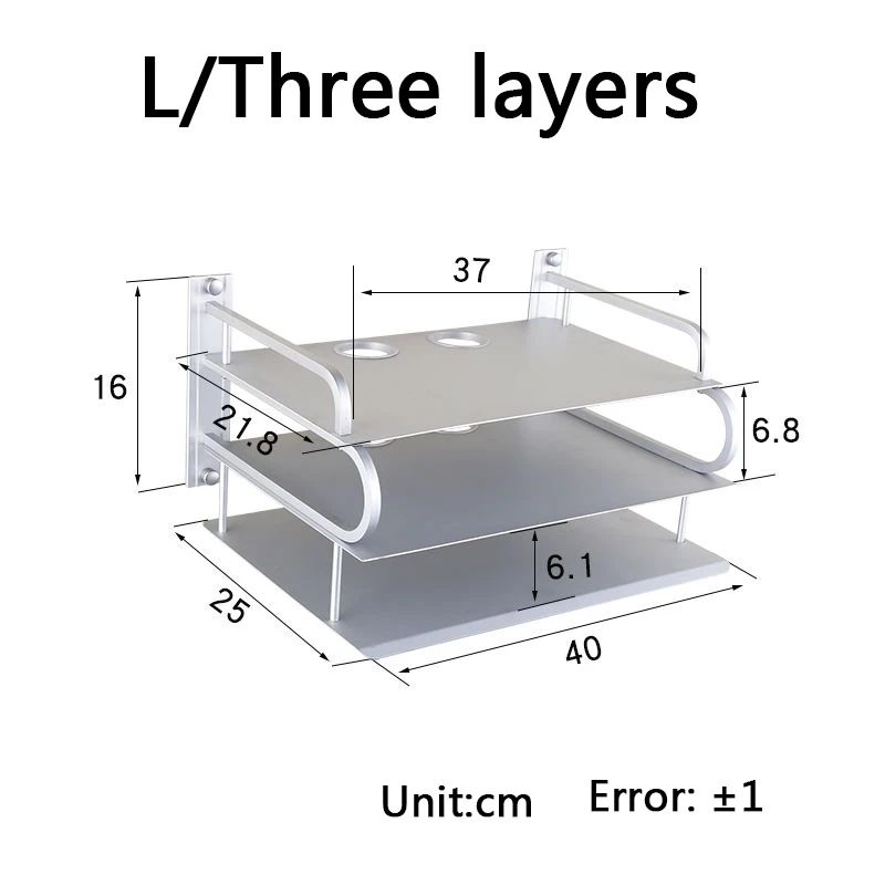 L White Three layers