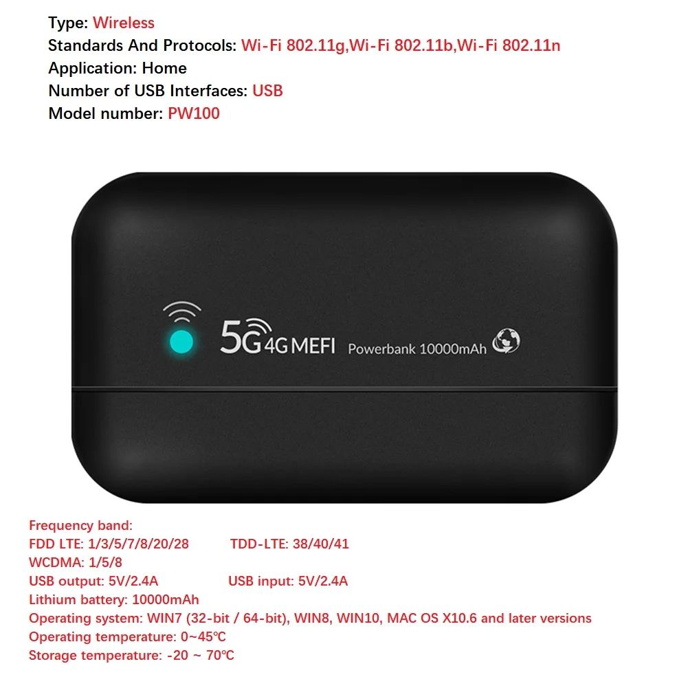 Color:Mobile Router