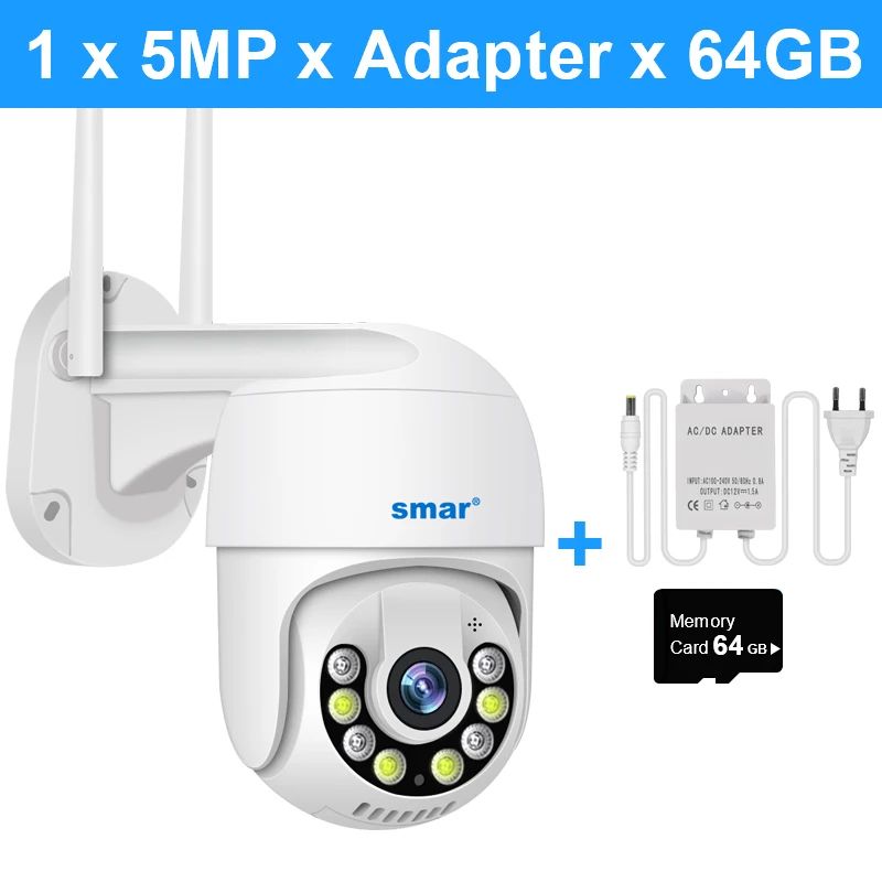 Sensorstorlek: 5MP X Adapter x64G