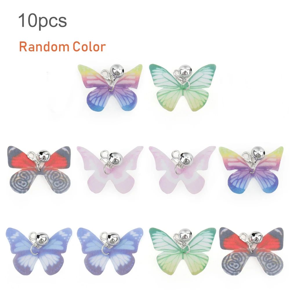 Couleur: 10pcs papillon