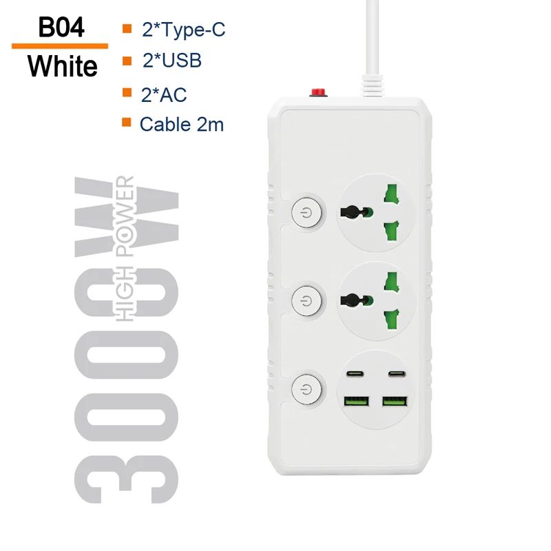 B04 White-EU Plug