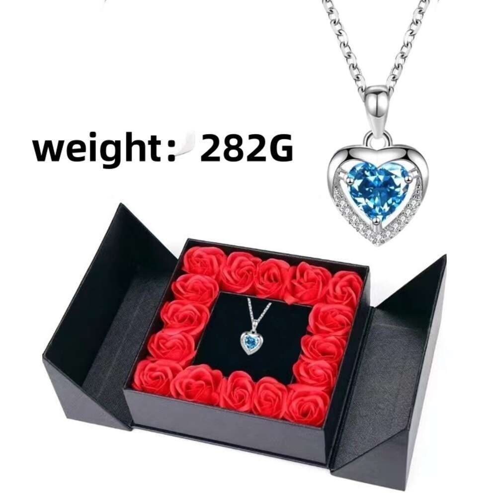 16 Rose Gift Box Blue Ocean