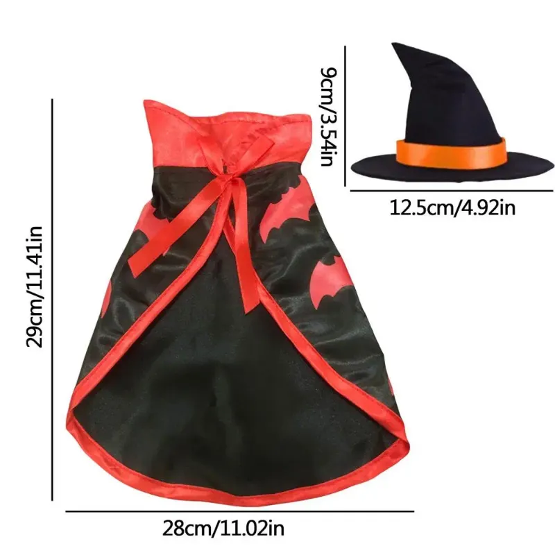 China Bat Cape Hat Set