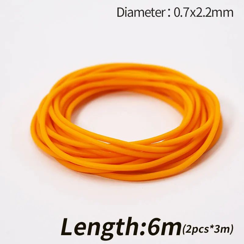 Color:6m Orange 2.2x0.7mm