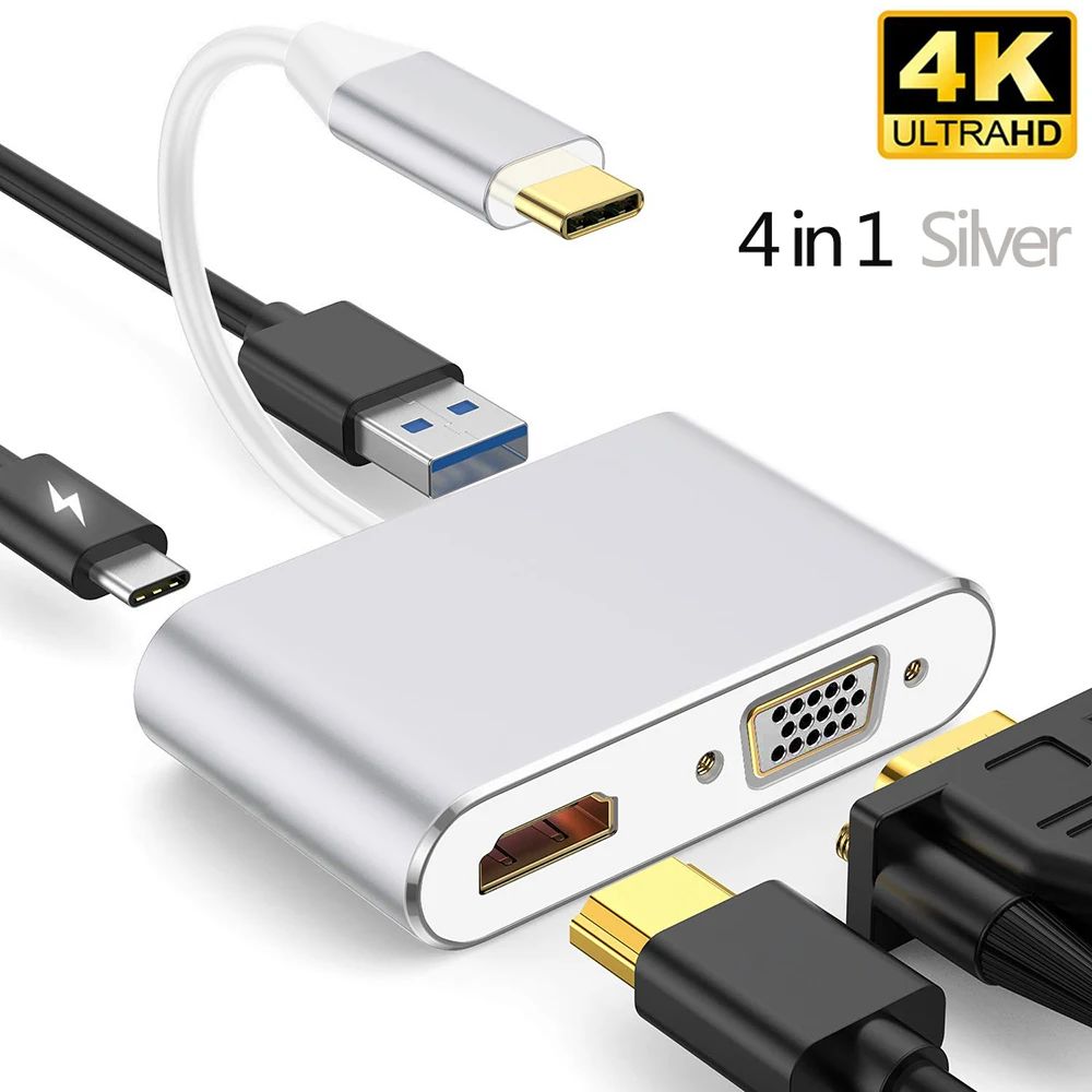 Couleur: 4-en-1 VGA Silver