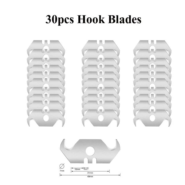 色：30pcsフックブレード