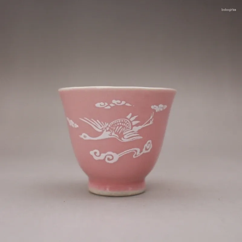 Pink tea cup