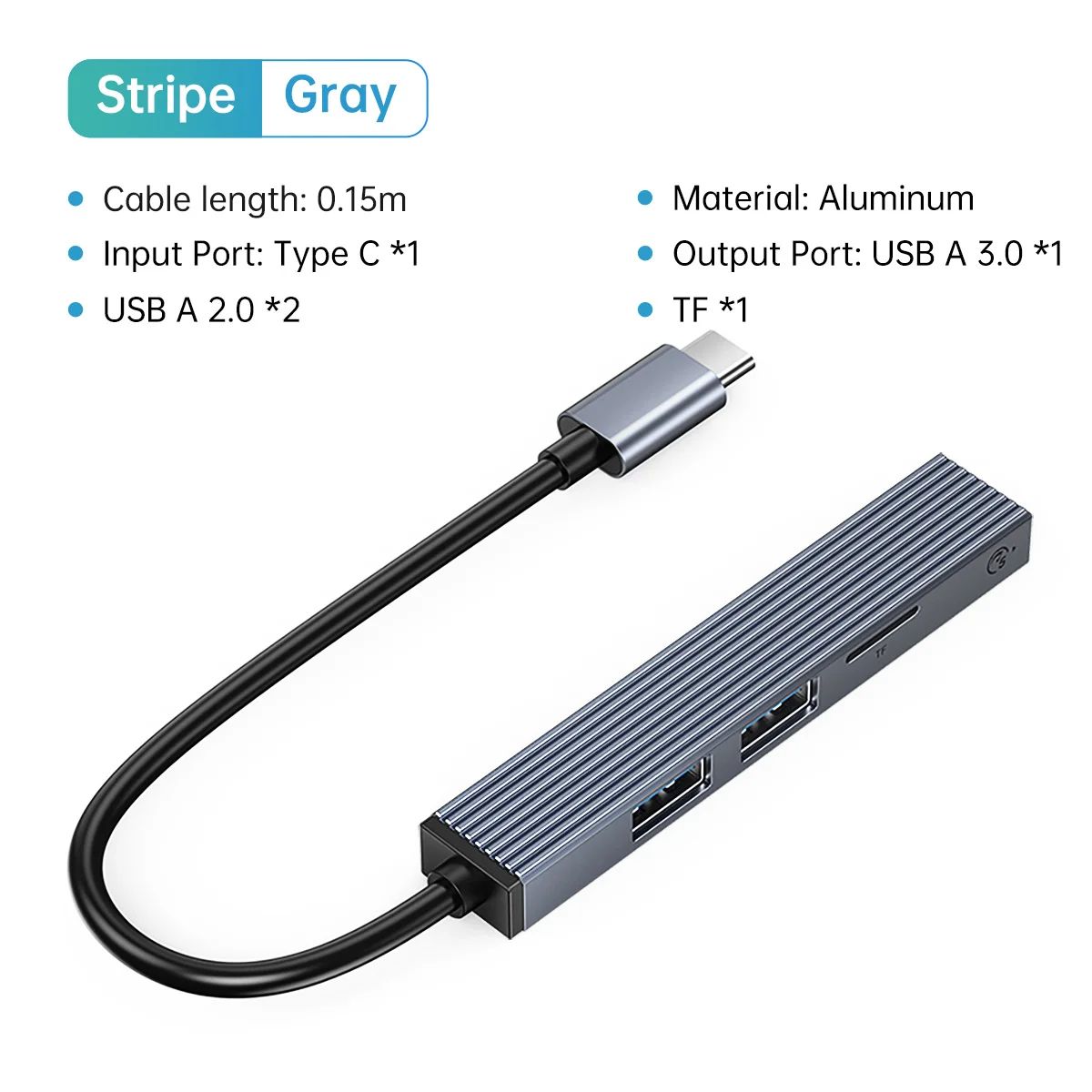 色：USB C Stripe TF