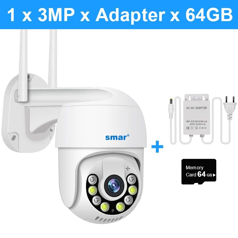 Taille du capteur: adaptateur 3MP x x64g