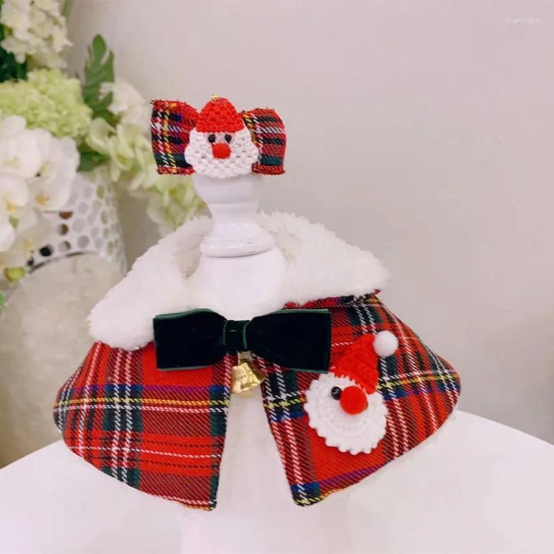 Red plaid hairpin