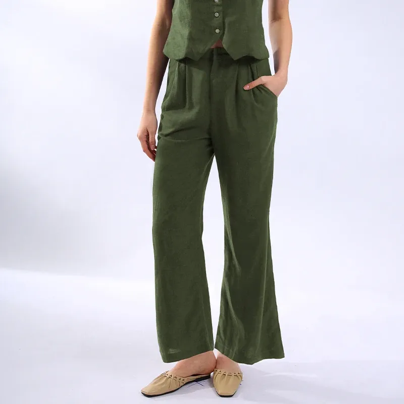 Green pant