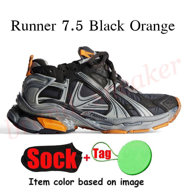 B7 35-46 Runner 7.5 Black Orange