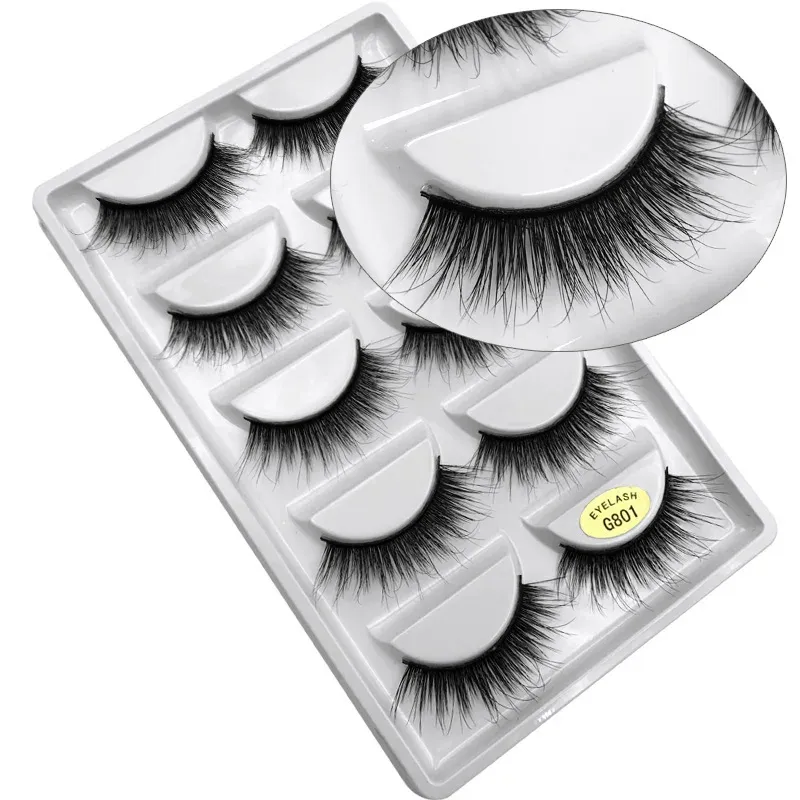 Eyelashes 5pairs-G801