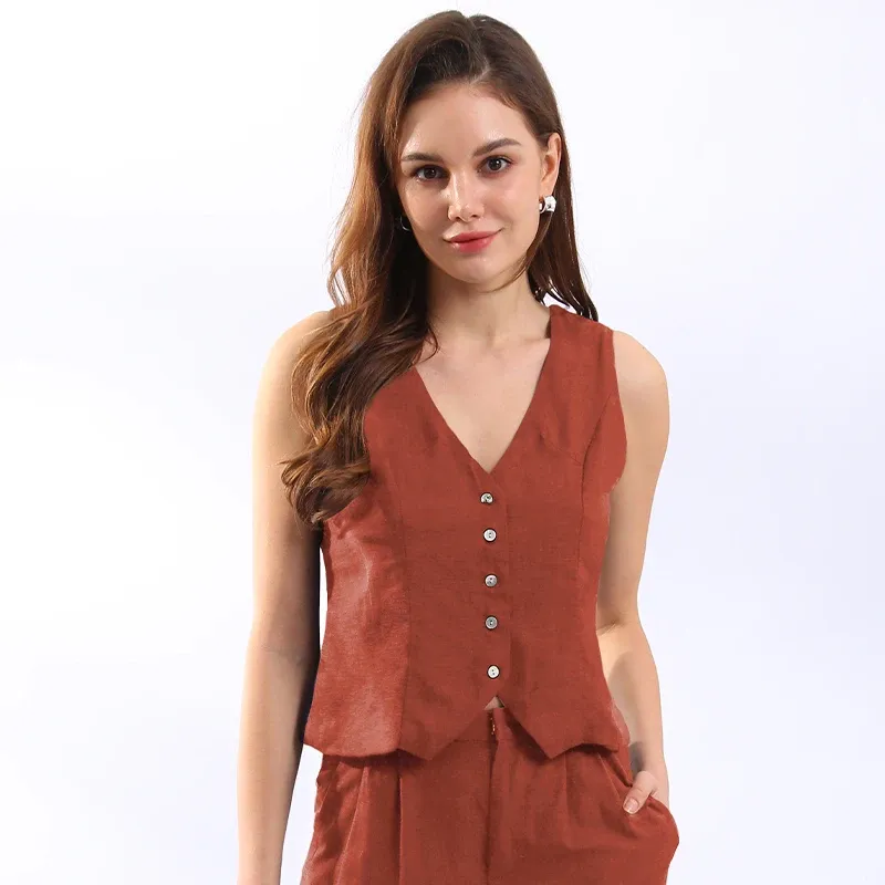 Rust red  vest