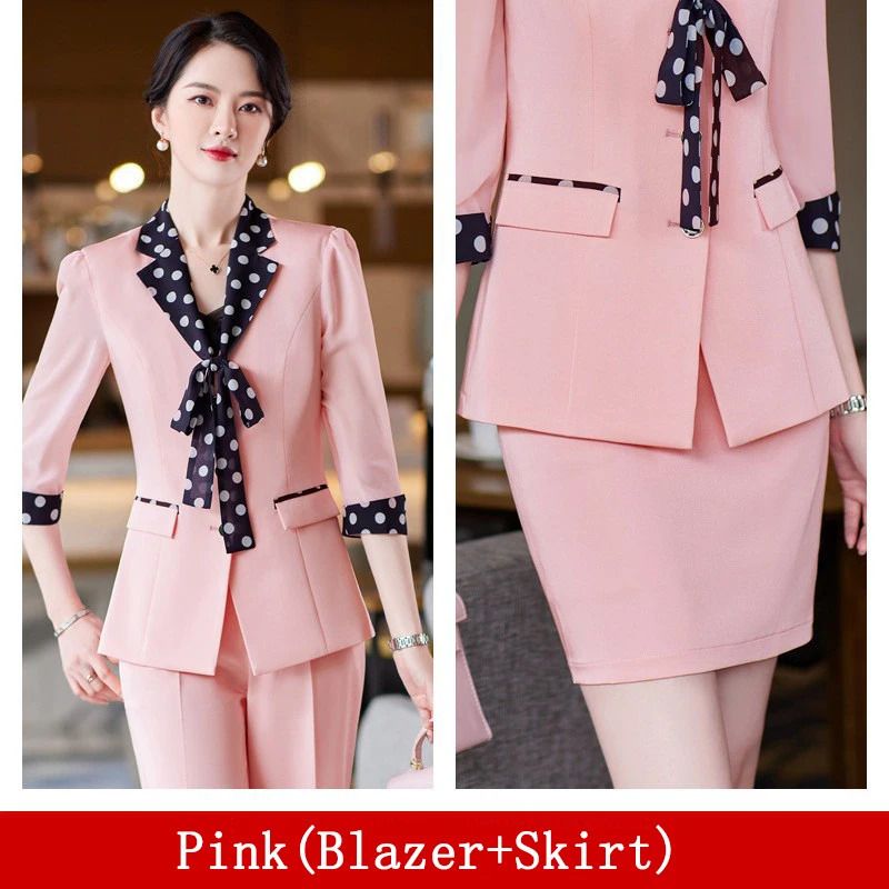 Pink Skirt Suits