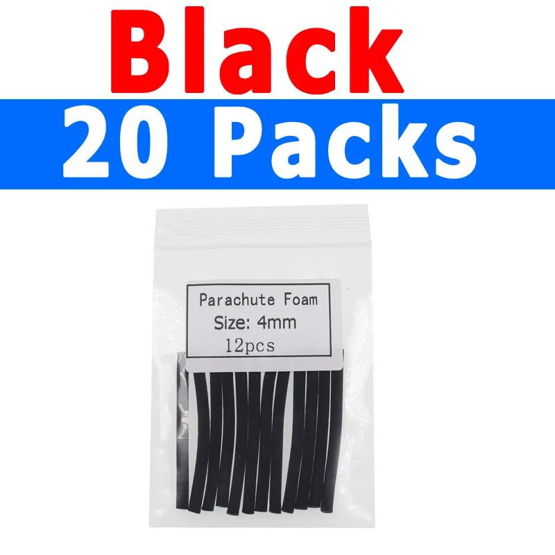 Color:Black 4mm 20Packs