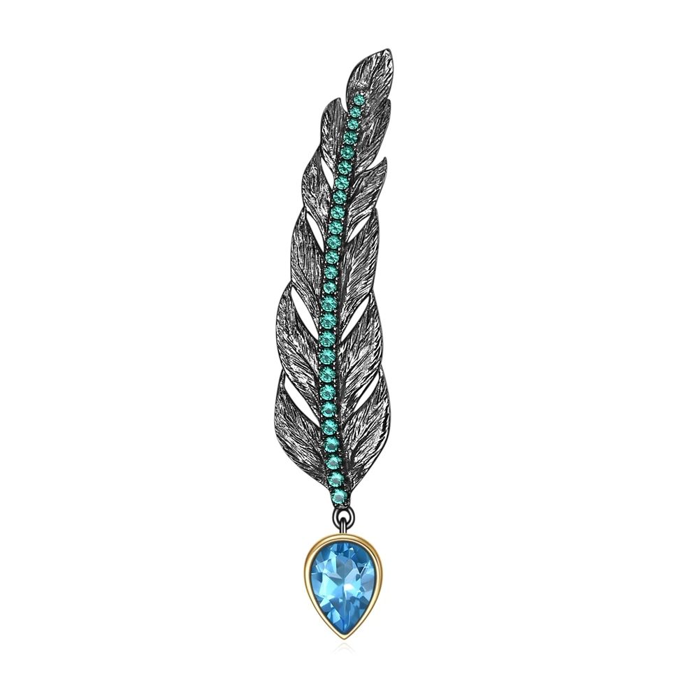 Cor de gema: london topaz azul