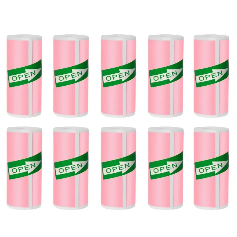 10pcs Pink Sticker