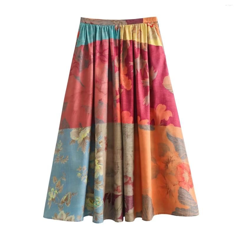 Print skirt