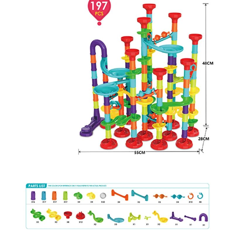 Färg: 197pcs ingen låda