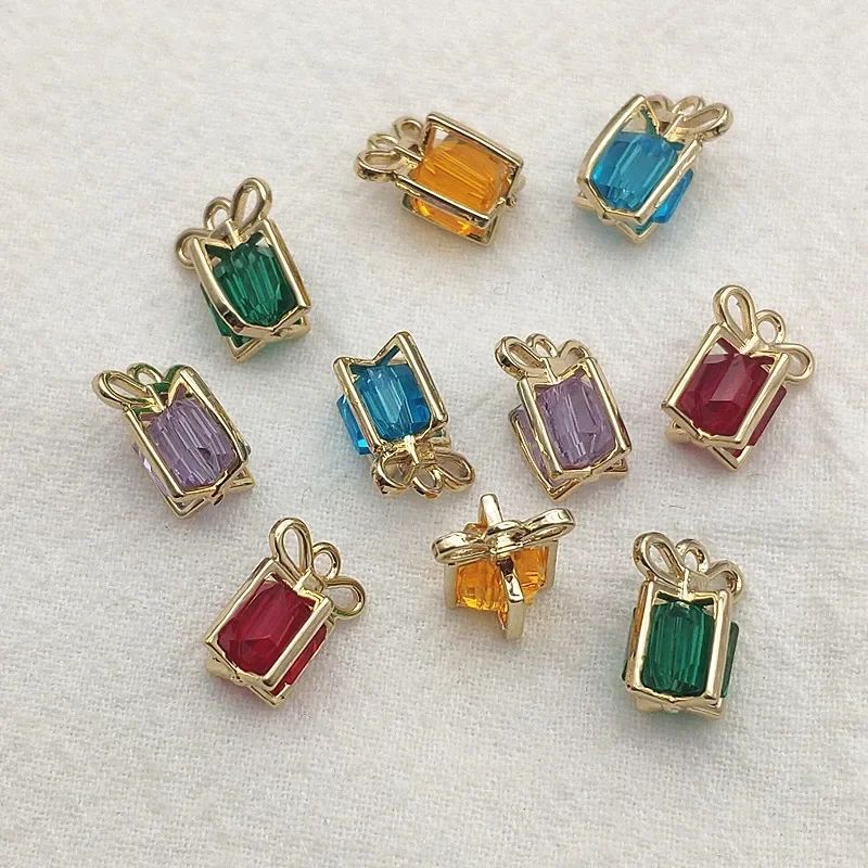 Metal Color:Random MixLength:15x12mm