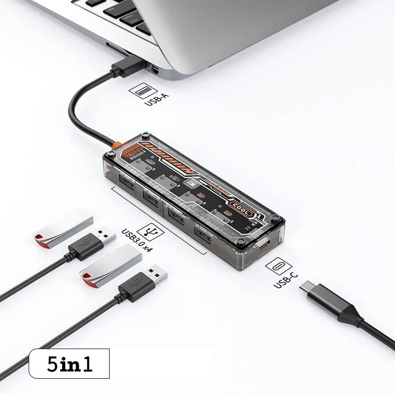 Color:5 in1 USB PD