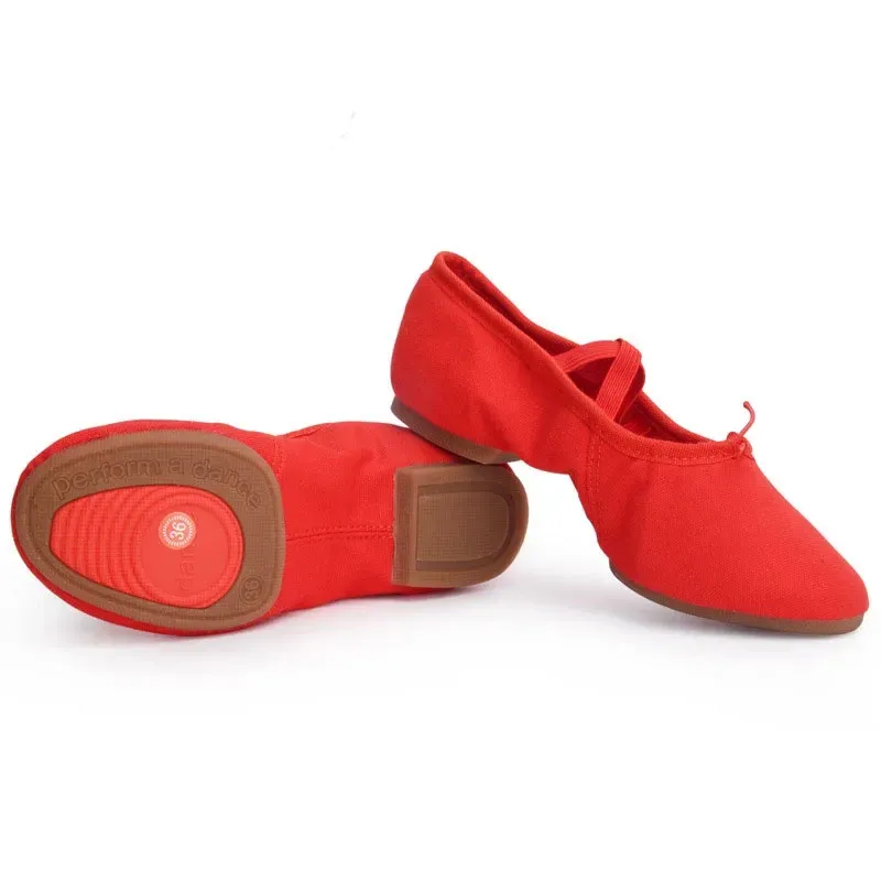 Red rubber sole