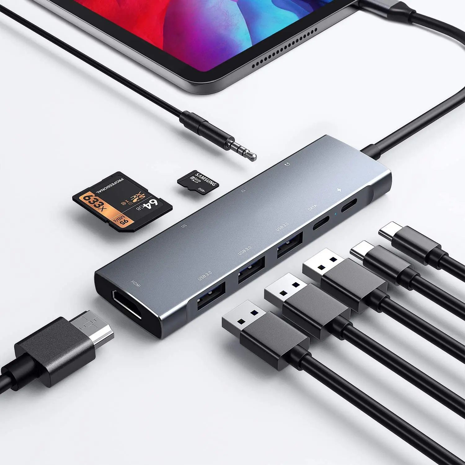 Color:9in1 USB C Hub