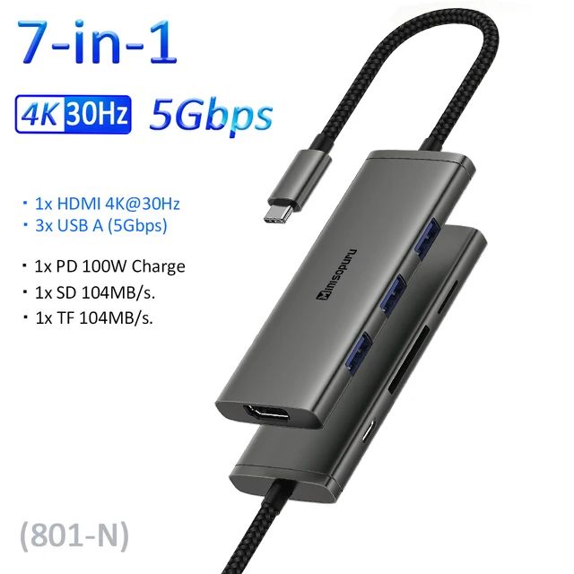 Cor: 7in1-hdmi-pd (801-n)