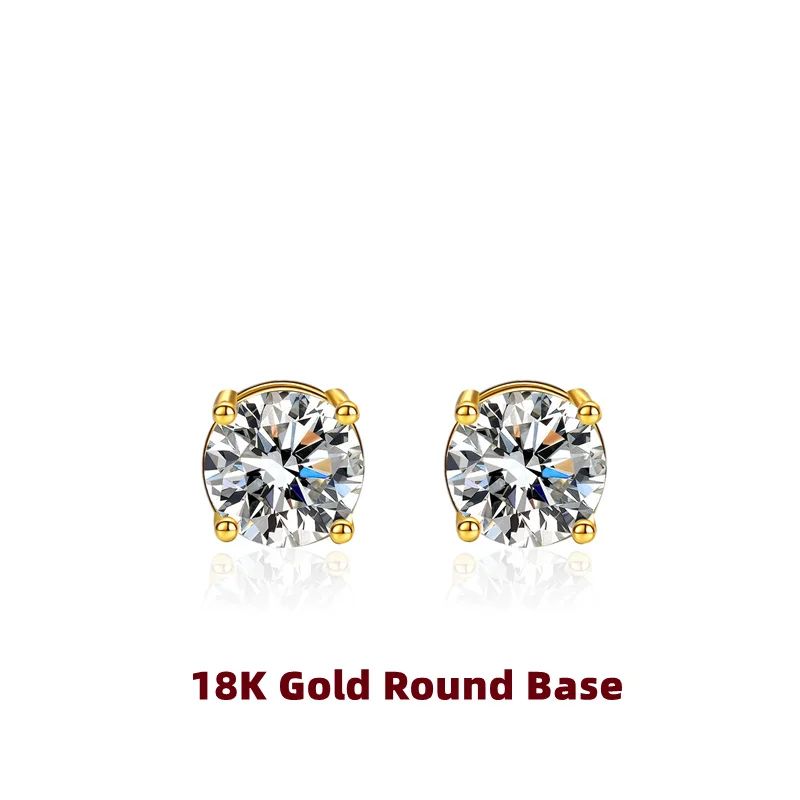 Gem Color:18K Gold Round Base