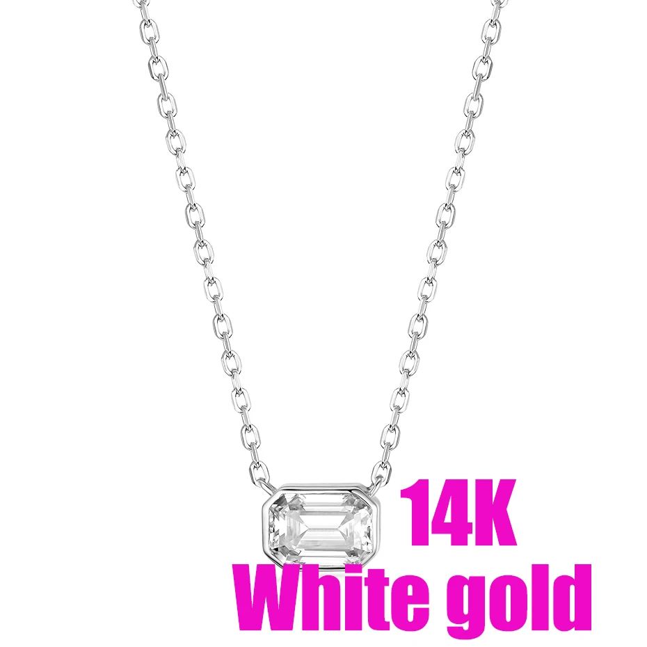 Gem Color:14k White gold