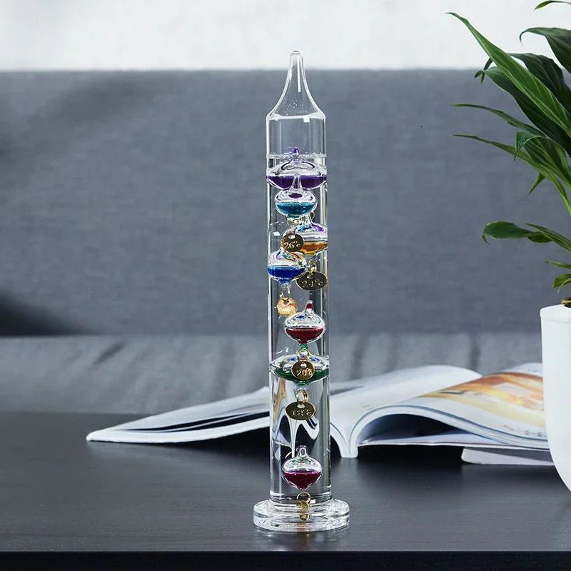 5x44cm 10 Balls-Galileo Thermometer