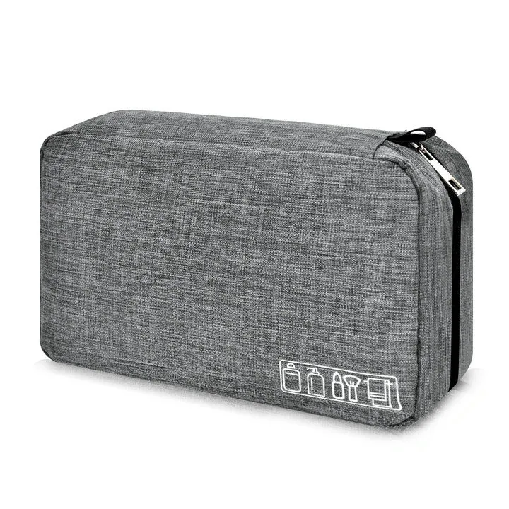 Gray Toiletry Bag