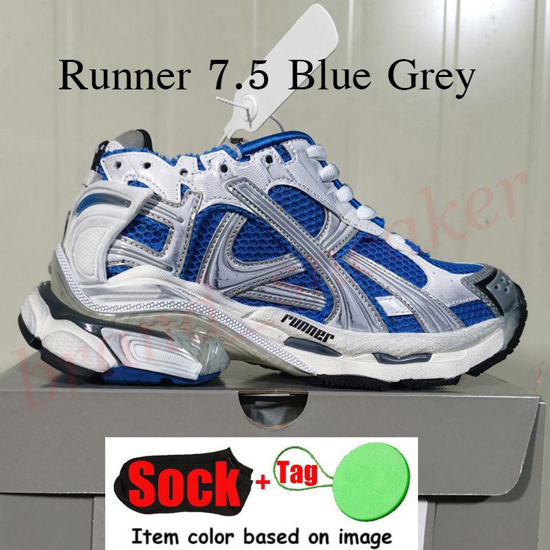 B22 35-46 Runner 7.5 Blue Grey