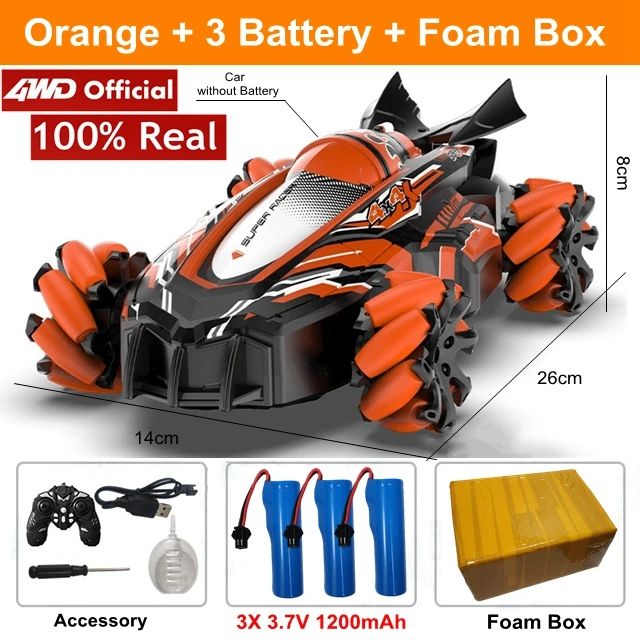 Color:Orange 3Battery