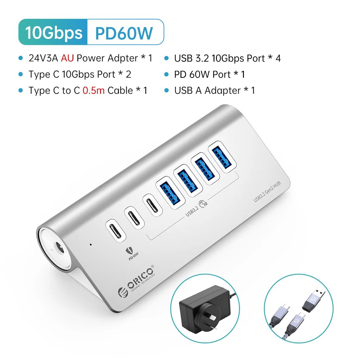 Cor: cobrar USB 0,5m Au