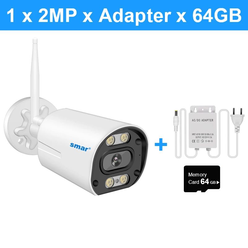 Sensorstorlek: 1 x2MP xadapter x64G