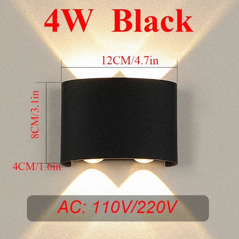 4W Black 110V-220V