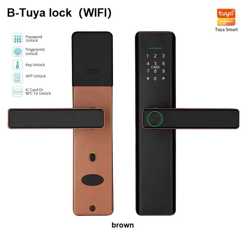 Cor: Tuya Lock Brown