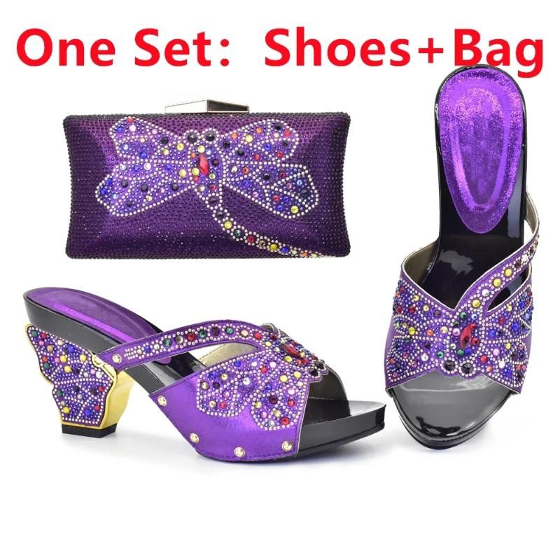 Purple Shoes and Bag