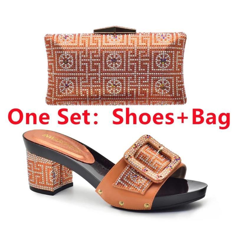 Orange Shoes and Bag